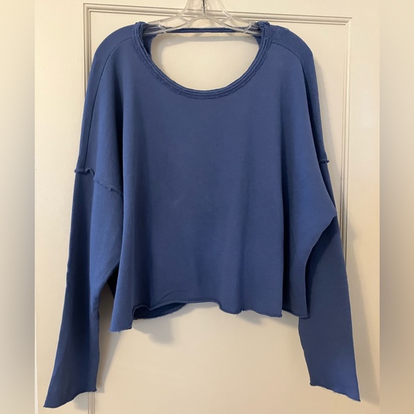 aerie Tops - Aerie Weekend Pretty Back Sweatshirt Size S NWT